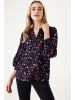 Garcia Bluse in Schwarz/ Rosa/ Gelb