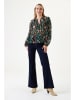 Garcia Blouse zwart/groen/rood