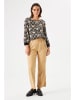 Garcia Bluse in Schwarz/ Gelb