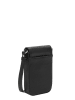 LIEBESKIND BERLIN Leder-Handytasche in Schwarz - (B)23 x (H)13 x (T)5 cm