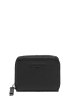 LIEBESKIND BERLIN Leder-Geldbörse in Schwarz - (B)18 x (H)12 x (T)4 cm