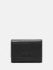 LIEBESKIND BERLIN Leder-Geldbörse in Schwarz - (B)18 x (H)12 x (T)4 cm
