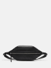 LIEBESKIND BERLIN Leder-Brustbeutel in Schwarz - (B)31 x (H)21 x (T)10 cm
