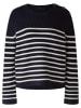 Oui Trui donkerblauw/wit