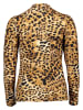 Oui Longsleeve beige/zwart