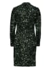 Oui Kleid in Schwarz/ Grün