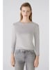 Oui Longsleeve in Grau