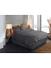 HNL Flanellen beddengoedset "Franela" antraciet
