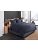 HNL Flanellen beddengoedset "Franela" donkerblauw
