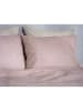 HNL Flanell-Bettwäsche-Set "Flanella di Lino" in Rosa