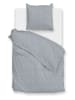 HNL Flanellen beddengoedset "Flanella di Lino" blauw