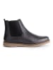 TRAVELIN' Leder-Chelsea-Boots "Blagnac" in Schwarz