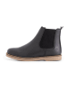 TRAVELIN' Leder-Chelsea-Boots "Blagnac" in Schwarz