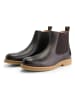 TRAVELIN' Leder-Chelsea-Boots "Glaston" in Braun