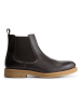 TRAVELIN' Leder-Chelsea-Boots "Glaston" in Braun