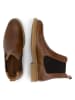 TRAVELIN' Leren chelseaboots "Glaston" lichtbruin