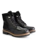 TRAVELIN' Leder-Boots "Hevik" in Schwarz