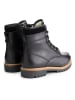 TRAVELIN' Leder-Boots "Hevik" in Schwarz