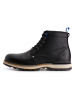 TRAVELIN' Leren boots "Malberg" zwart