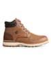 TRAVELIN' Leren boots "Sorby" lichtbruin
