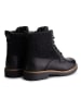 TRAVELIN' Leder-Boots "Visnes" in Schwarz
