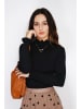C& Jo Pullover in Schwarz