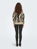ONLY Pullover in Beige/ Schwarz