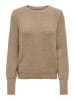 ONLY Sweter w kolorze jasnobrązowym