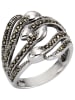 Zeeme Silber-Ring mit Edelsteinen