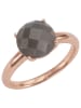 Jamelli Rosévergold. Ring mit Edelstein
