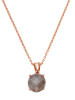 Jamelli Rosévergold. Halskette mit Anhänger - (L)42 cm