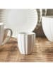 Make a Wish 4er-Set: Espressobecher  in Weiß/ Beige - 120 ml