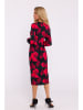 made of emotion Kleid in Schwarz/ Rot