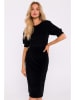 made of emotion Fluwelen jurk zwart