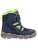 superfit Leder-Boots "Mars" in Dunkelblau/ Grün