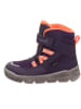 superfit Leder-Boots "Mars" in Pflaume/ Orange