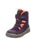 superfit Leder-Boots "Mars" in Pflaume/ Orange