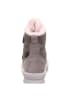 superfit Leder-Winterstiefel "Flavia" in Grau/ Rosa
