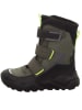 superfit Winterstiefel "Rocket" in Khaki/ Schwarz