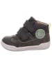 superfit Skórzane buty "Superfree" w kolorze ciemnozielonym do nauki chodzenia