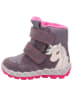 superfit Leder-Winterstiefel "Icebird" in Violett/ Pink