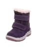 superfit Leren winterlaarzen "Icebird" pruimkleurig