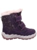 superfit Leder-Winterstiefel "Icebird" in Pflaume/ Rosa