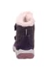 superfit Leder-Winterstiefel "Icebird" in Pflaume/ Rosa