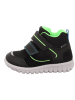 superfit Leder-Sneakers "Sport 7" in Schwarz/ Grün