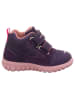 superfit Leder-Sneakers "Sport 7" in Pflaume/ Rosa