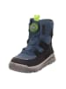 superfit Leder-Boots "Mars" in Schwarz/ Blau