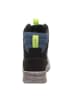 superfit Leder-Boots "Mars" in Schwarz/ Blau