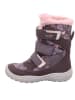 superfit Leder-Winterstiefel "Crystal" in Rosa/ Lila