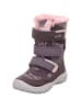 superfit Leder-Winterstiefel "Crystal" in Rosa/ Lila